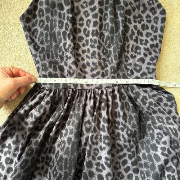 Trashy Diva Gray Leopard Mini Fit and Flare Party Dress 2 - Picture 9 of 10